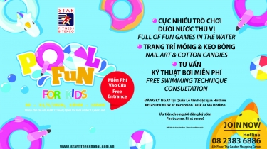 Sự kiện Pool Fun for Kids - Hè vui bơi lội chào mừng Quốc tế Thiếu nhi 1/6 tại Star Fitness